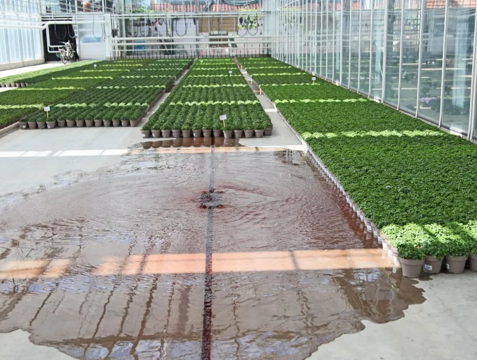 Eb en vloed vloer tuinbouw