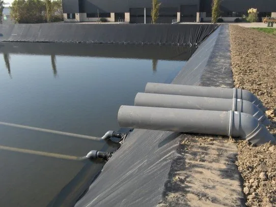 Wateropvang bassin tuinbouw